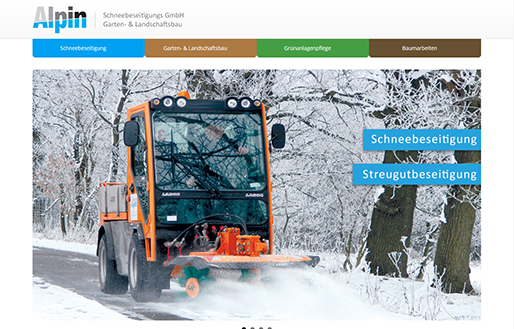 Webdesign & Umsetzung alpin-berlin.de